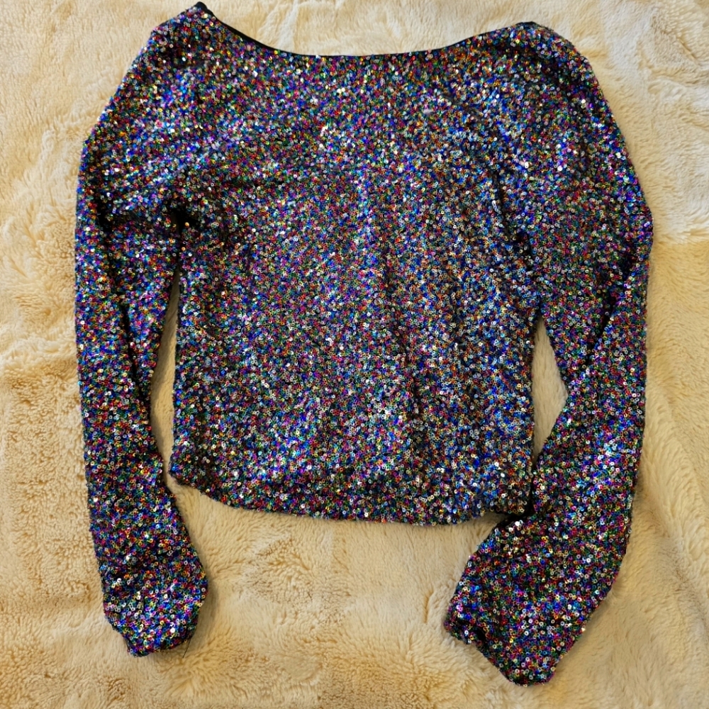 WYLDR sequin blouse